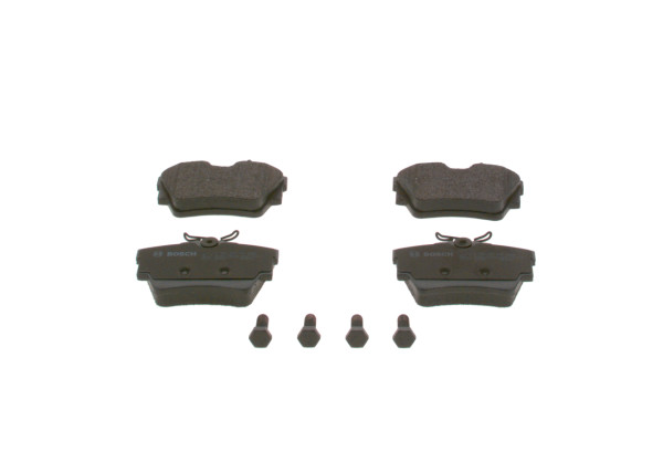 0986494040, Brake Pad Set, disc brake, BOSCH, 1605199, 4406000QAF, 440607091R, 4414029, 7D0698451, K6000620052, 1605217, 4406000Q2E, 440607337R, 4414520, 6000620052, 701698451, 7701050918, 7701054772, 9199262, 93173646, 8671016185, 93192389, 95599224, 059130, 05P946, 0986TB2290, 13046028402, 1501223627, 16382, 2001102, 200200, 301546, 571215J, 571875B