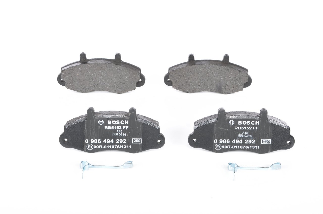 Brake Pad Set, disc brake - 0986494292 BOSCH - 1074971, 1502951, 1134158