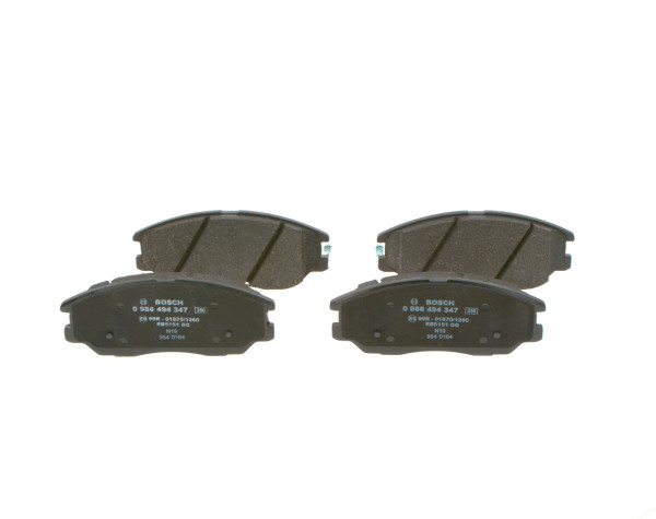 Brake Pad Set, disc brake - 0986494347 BOSCH - 4813A21100, 58101H1A80, 581013BA02