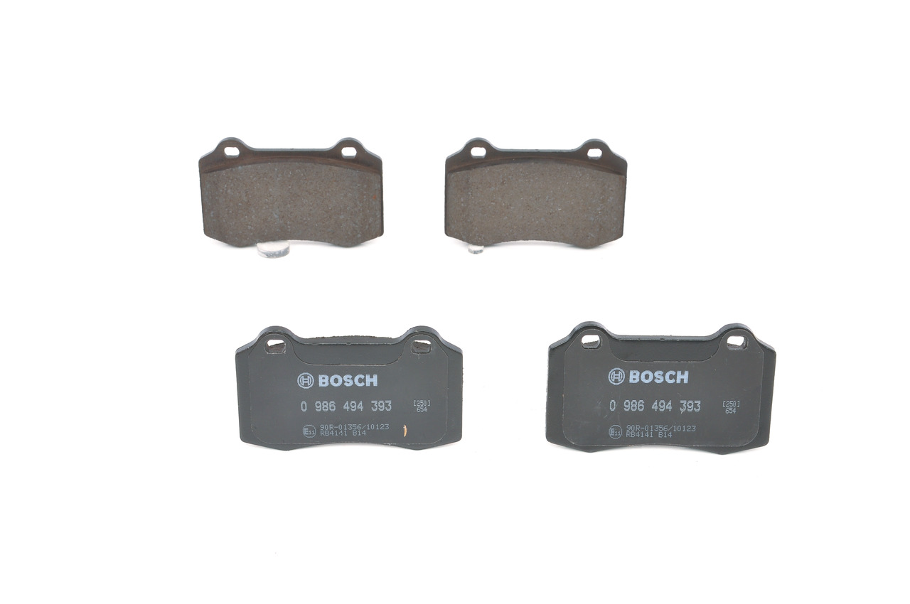 Brake Pad Set, disc brake - 0986494393 BOSCH - 1230725, 30665552, 4254C6