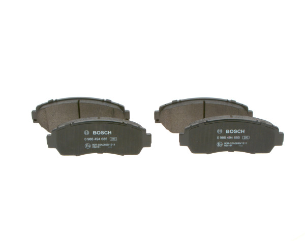 Brake Pad Set, disc brake - 0986494685 BOSCH - 45022-TNY-E00, 45022-T1G-G01, 181811