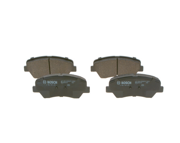 Brake Pad Set, disc brake - 0986494691 BOSCH - K58101H2A00, S58101A6A02, S58101A6A03