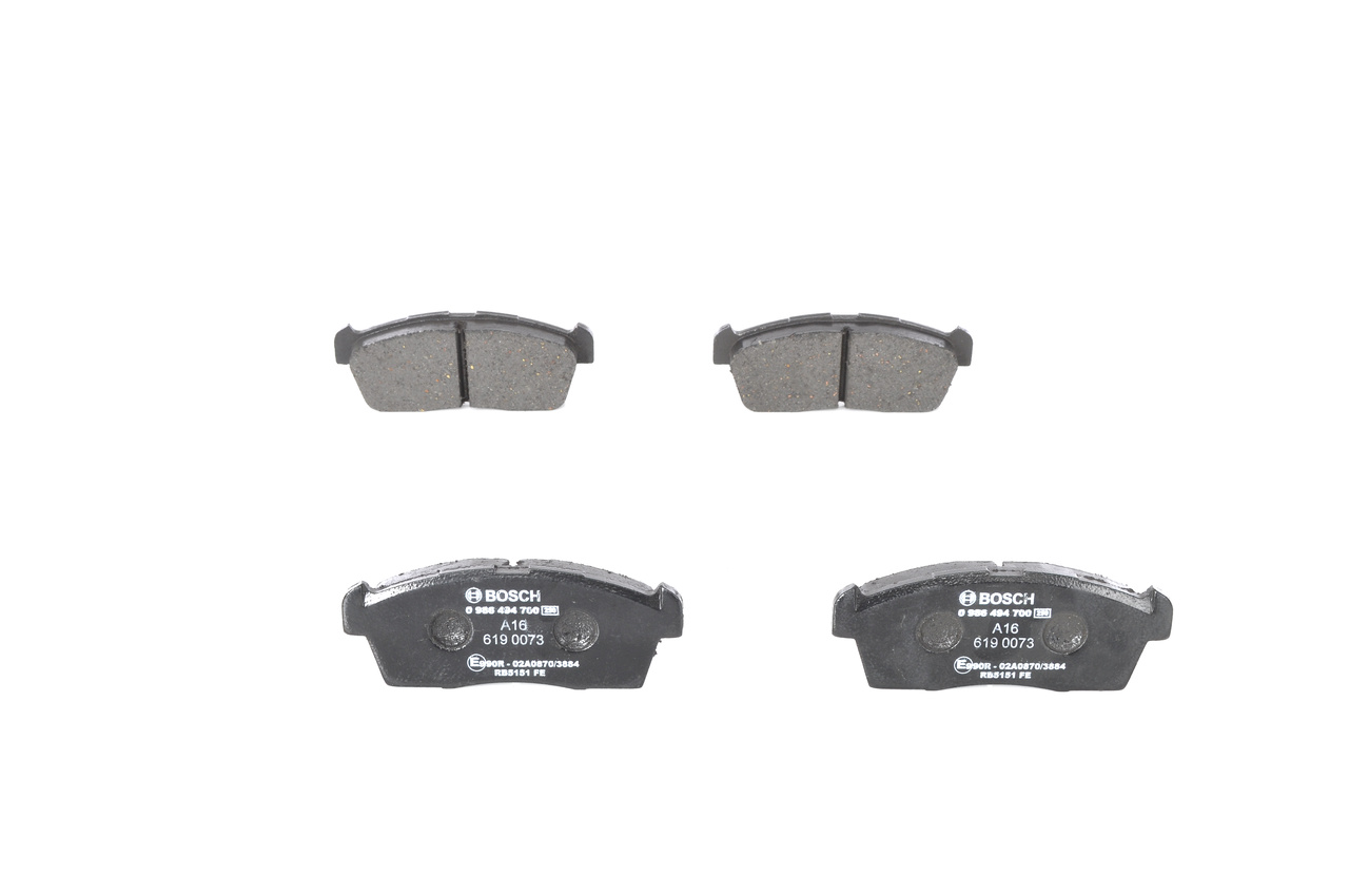 Brake Pad Set, disc brake - 0986494700 BOSCH - 1606225680, 4605A340, 1610275680