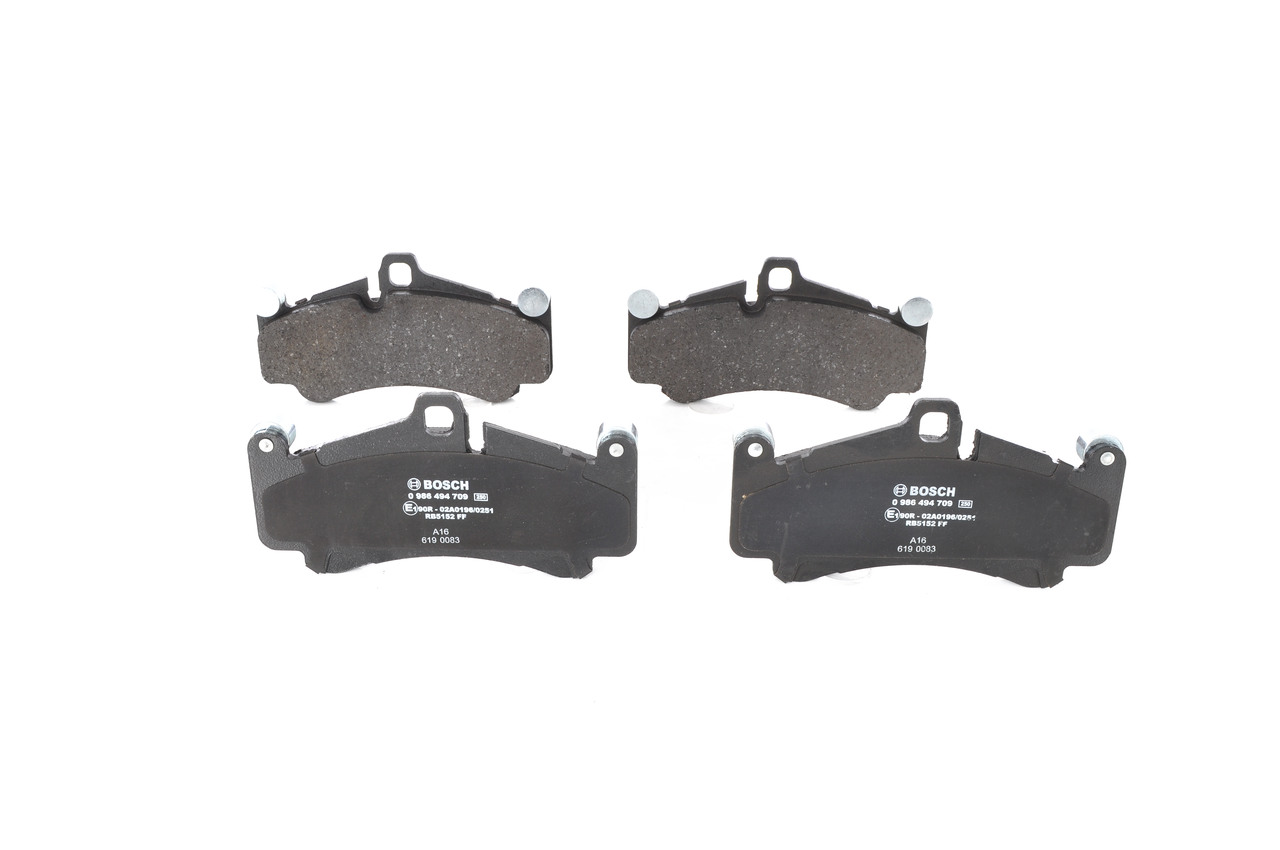 Brake Pad Set, disc brake - 0986494709 BOSCH - 99635194800, 99735194700, 99735194701