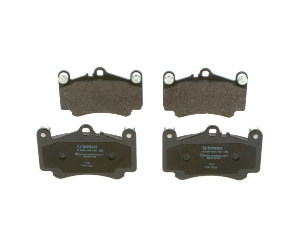 Brake Pad Set, disc brake - 0986494710 BOSCH - 99635194091, 99635194910, 99635194912