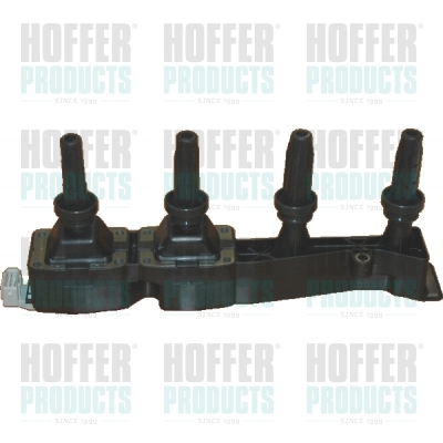 HOF8010470, Ignition Coil, HOFFER, 5950A3, 5970A3, 597081, 10470, 12767, 133853, 155043, 20383, 220830212, 245096, 2526210, 48076, 600098, 8010470, 85.30205, 880121B, CL141, CPS31, DMB886, IC15127, U6017, ZSE046, 0040102046, 880121, 880121A