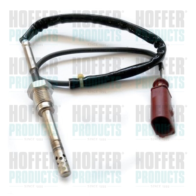 Sensor, exhaust gas temperature - HOF7452247 HOFFER - 8K0906088, 0894125, 12247