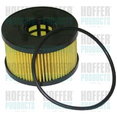 Oil Filter - HOF14027 HOFFER - JDE2464, XS7Q6744BA, 1088179