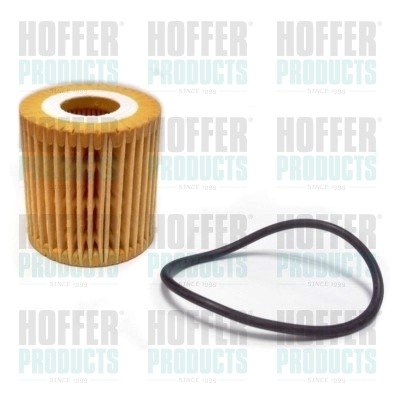 Oil Filter - HOF14030 HOFFER - 0003041V005, A1601840125, A1601840025