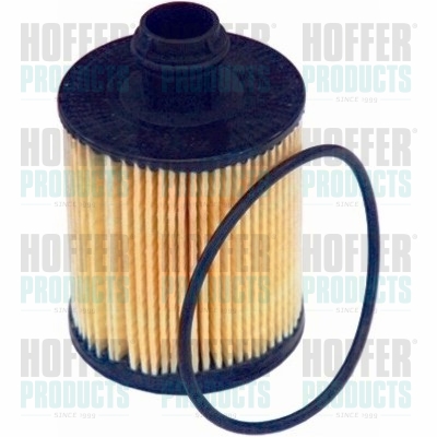 Oil Filter - HOF14116 HOFFER - 0055206816, 1109CJ, 16510-M68L10