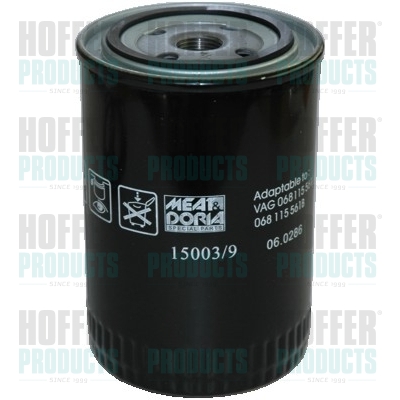 Olejový filtr - HOF15003/9 HOFFER - 068115561, 078115561D, 078115561H