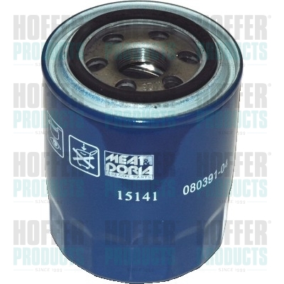 Oil Filter - HOF15141 HOFFER - 263304A000, 263304A001, VS0114302