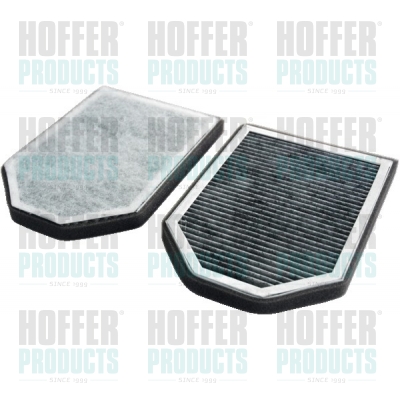 Filtr, vzduch v interiéru - HOF17038K-X2 HOFFER - 4D0819439, 4D0819439A, 4D0898438