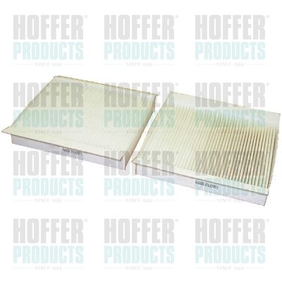 Filtr, vzduch v interiéru - HOF17078-X2 HOFFER - 52406856, 71754154, 46799653