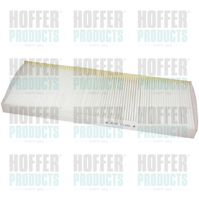 Filtr, vzduch v interiéru - HOF17087 HOFFER - 3B0091800, 893819429, 893819439