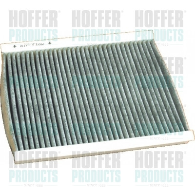 Filtr, vzduch v interiéru - HOF17091K HOFFER - 6447LN, 9651933980, 17091K