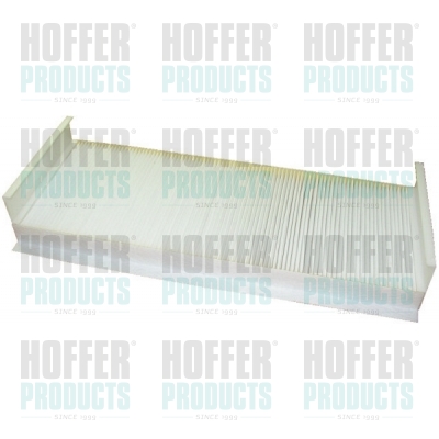 Filter, Innenraumluft - HOF17205F HOFFER - 81619100019, 81619100018, 03087400