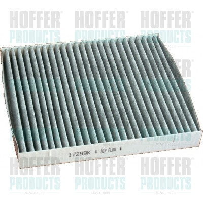 Filtr, vzduch v interiéru - HOF17299K HOFFER - 1315687, 191091700, 1494691