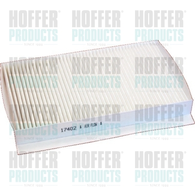 Filtr, vzduch v interiéru - HOF17402 HOFFER - JKR500010, LR023977, JKR500020