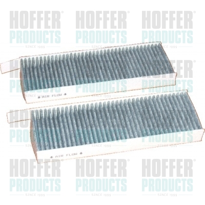 Filtr, vzduch v interiéru - HOF17449K-X2 HOFFER - 6447XG, 647993, 80291S84A010