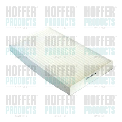 Filtr, vzduch v interiéru - HOF17517 HOFFER - 278932F900, B78911FE0A, 278911FC0A