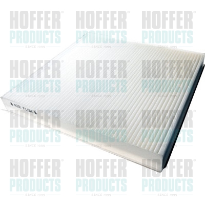 Filtr, vzduch v interiéru - HOF17570 HOFFER - 5Q0819644A, 5Q0819653, 5Q0819644