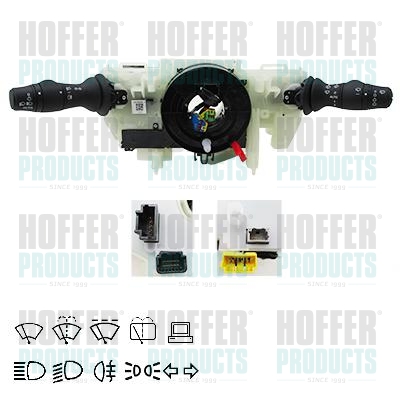 Steering Column Switch - HOF21031421 HOFFER - 255670019R, 255520013R*, 21031421