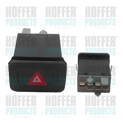 Hazard Warning Light Switch - HOF2103611 HOFFER - 1J0953235C, 1J0953235E, 1J0953235J