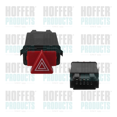 Hazard Warning Light Switch - HOF2103617 HOFFER - 8D0941509H, 8D0941509H01C, 000051012010