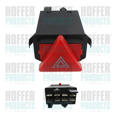 Hazard Warning Light Switch - HOF2103619 HOFFER - 8L0941509G, 8L0941509M, 108893