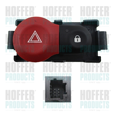 Vypínač výstražných blikačů - HOF2103647 HOFFER - 8200214896, 820021489, 252103766R