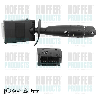 HOF2103736, Steering Column Switch, HOFFER, 1002186, 8AA038, 2103736, 23736, 430361, 461800308, CCD3736