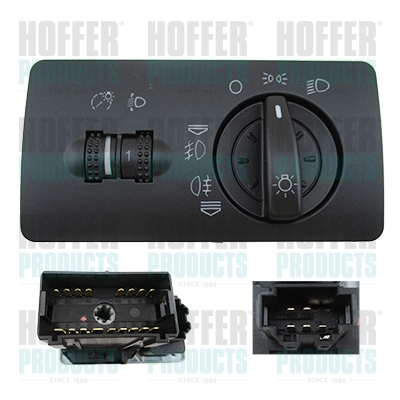 Switch, headlight - HOF2103802 HOFFER - 6Y1941531, 6Y1941531HJDY, 000050998010