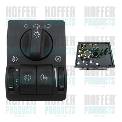 Switch, headlight - HOF2103817 HOFFER - 6240097, 90437439, 90437440
