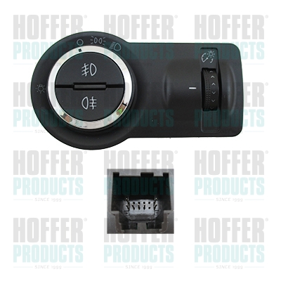 Switch, headlight - HOF2103821 HOFFER - 013295229, 13295229, 2103821