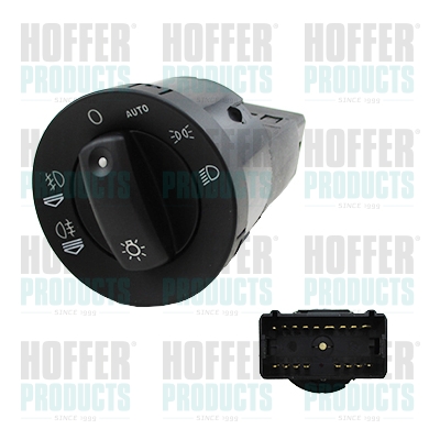 Switch, headlight - HOF2103873 HOFFER - 8E0941531D, 8E0941531D5PR, 2103873