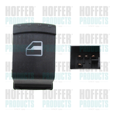 Schalter, Fensterheber - HOF2106321 HOFFER - 1108575, 1M0959855, 7M3959855