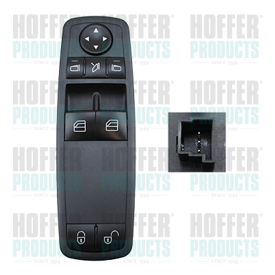 Switch, window regulator - HOF2106496 HOFFER - 1698206510, 1698206810, A1698206810