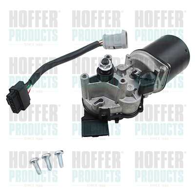 Wiper Motor - HOFH27196 HOFFER - 7701056500, 7701052153, 7701045186