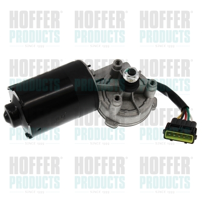 Wiper Motor - HOFH27261 HOFFER - 6405C7, 6405J5, 9642127580