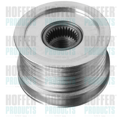 Alternator Freewheel Clutch - HOF45009 HOFFER - 028903026A*, 335151, 028903028L