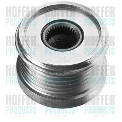 Alternator Freewheel Clutch - HOF45167 HOFFER - 1255712, 354251, 4801338AD
