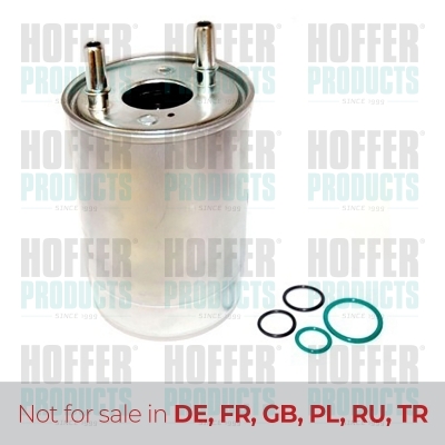 Fuel Filter - HOF4981 HOFFER - 15411-80KA0-000, 164007857R, 15411-80KA0