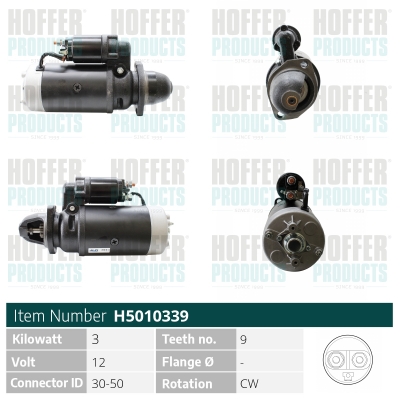 HOFH5010339, Starter, HOFFER, 1530289C1, 61100090002, 587804R92, 0001367011, 20401632BN, 220281A, 471280360, 5010339, 6010236, 760.001.092.311, 8693R, 8EA731762-001, CS718, CST10236GS, H5010339, LRS1053, S12BH0493, S12BH0493A2, 0001367005, 220281, 6010236.0, 760.001.092.310, CST10236AS, LRS01053, S12-0493, 0001362309, 760.001.092.010, CST10236, 0001059113, 0001359038