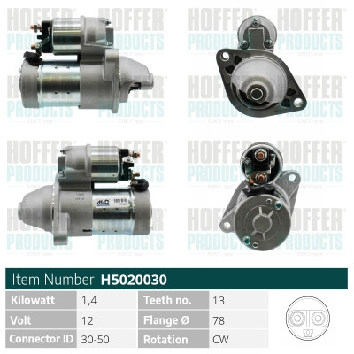 HOFH5020030, Starter, HOFFER, 0R1540010, 8980147432, R1540010, S114-925, 098014743, 8980147431, S114-925A, 097189118, 8980147430, S114-925B, 09512659, 8973860620, S114-925C, 093174034, 8971891181, S114-869, 093174028, 8971891180, S114-829C, 093169014, S114-829B, 06202103, S114-829, 6202043, S114-829A, 6202000, 1202591, 6202103, 93169014, 93174028