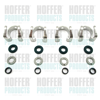 HOF71238, Seal Ring Set, injection valve, HOFFER, 1755074, BG9E9U509AB, 240650157, 2707010056, 71238, 7461238, 81.571
