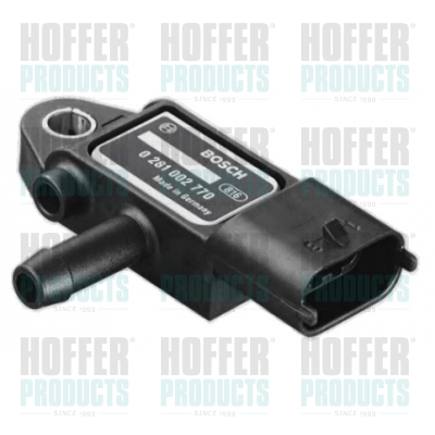 Senzor, tlak výfukového plynu - HOF7472250 HOFFER - 0862715, 16953, 1859079J50