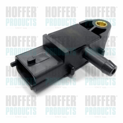 Sensor, Abgasdruck - HOF7472389 HOFFER - 51792301, 55204352, 16957