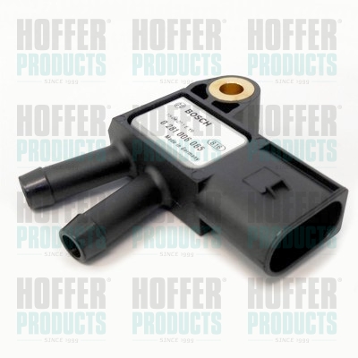 Sensor, exhaust pressure - HOF7472500 HOFFER - 0071536028, L0125080108A0, A0071536028