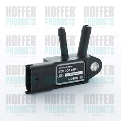 Sensor, exhaust pressure - HOF7472502 HOFFER - 20827-00Q0G, 31370160, 78HL132540043BBA